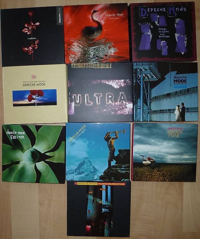 CD: Sammlung 10 SACDs + 10 DVD "Depeche Mode" – Nuovo (secondo la descrizione) da Wil SG venduto da Solpol