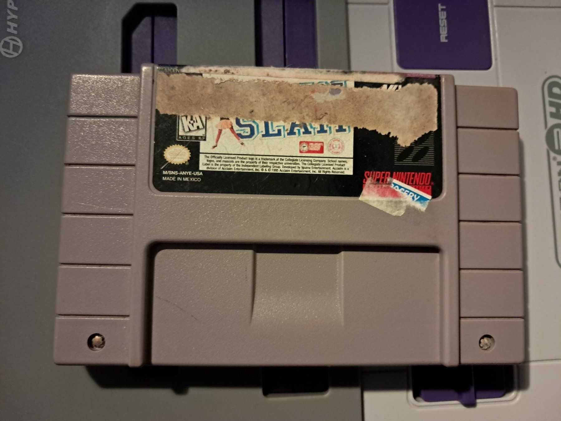 Giochi: College Slam SNES NTSC-USA – Usato da Wallisellen venduto da Cyberfuexli 1