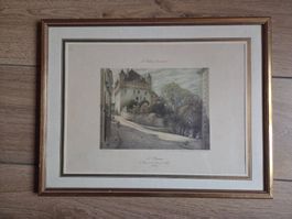 Tableau Le Vieux Lausanne / Le Château