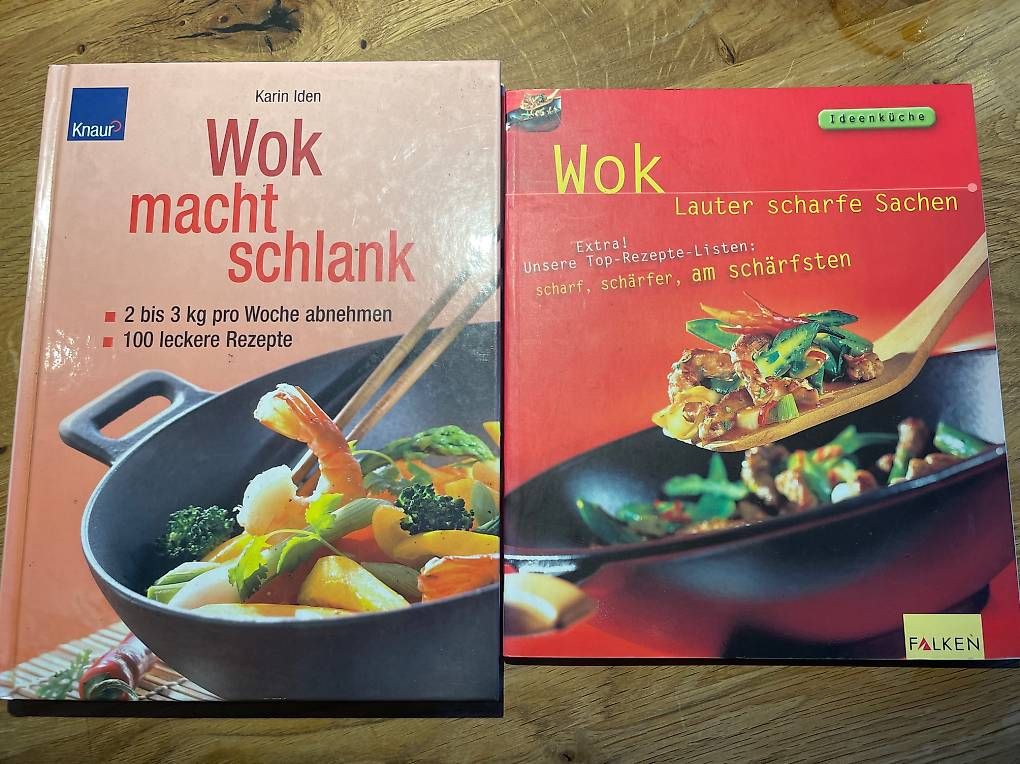 Bücher: Zwei Kochbücher kochen mit dem Wok – Gebraucht aus Scharans von csp_sbl5