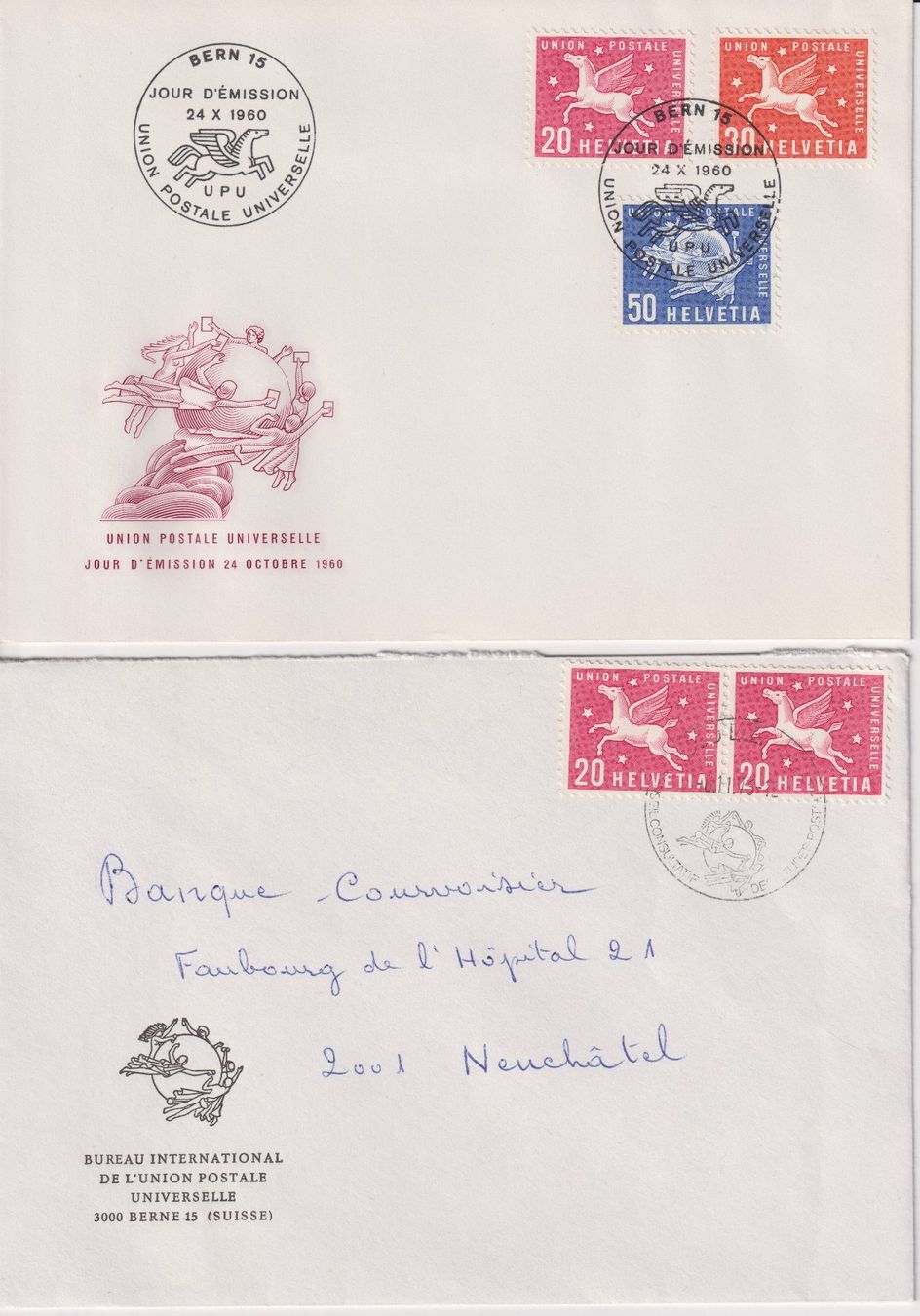 Alle Briefmarken: 10 Dienstmarken Belege – Gebraucht aus Bellach von qsearch 4