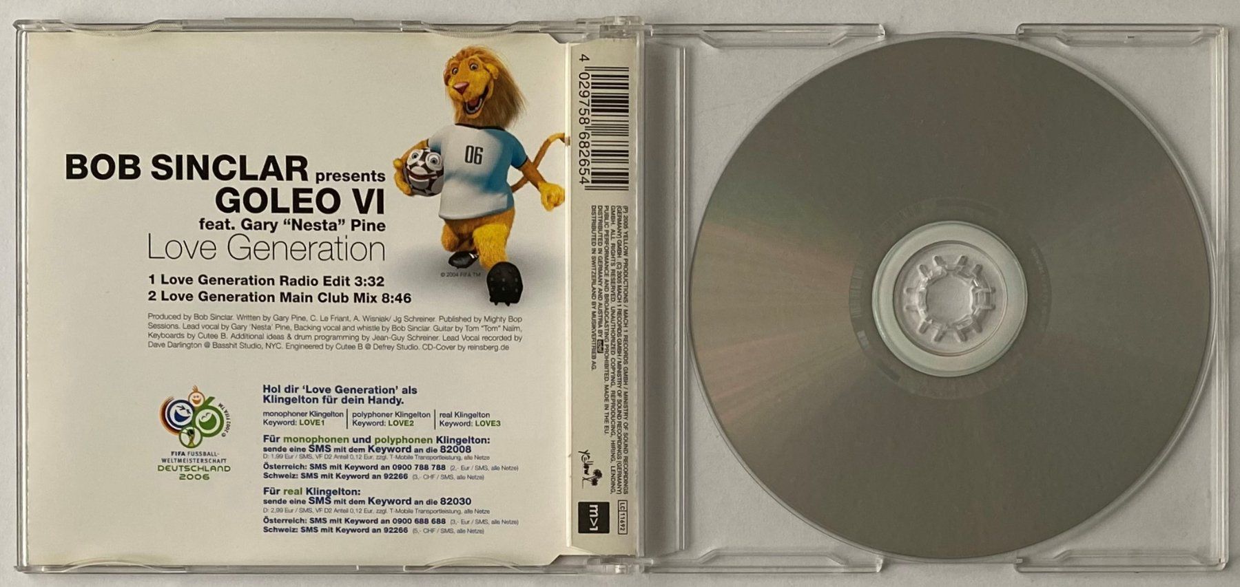 CD: Bob Sinclar Presents Goleo VI feat. Gary Nesta Pine – Usato da Flums venduto da Asquillo 2
