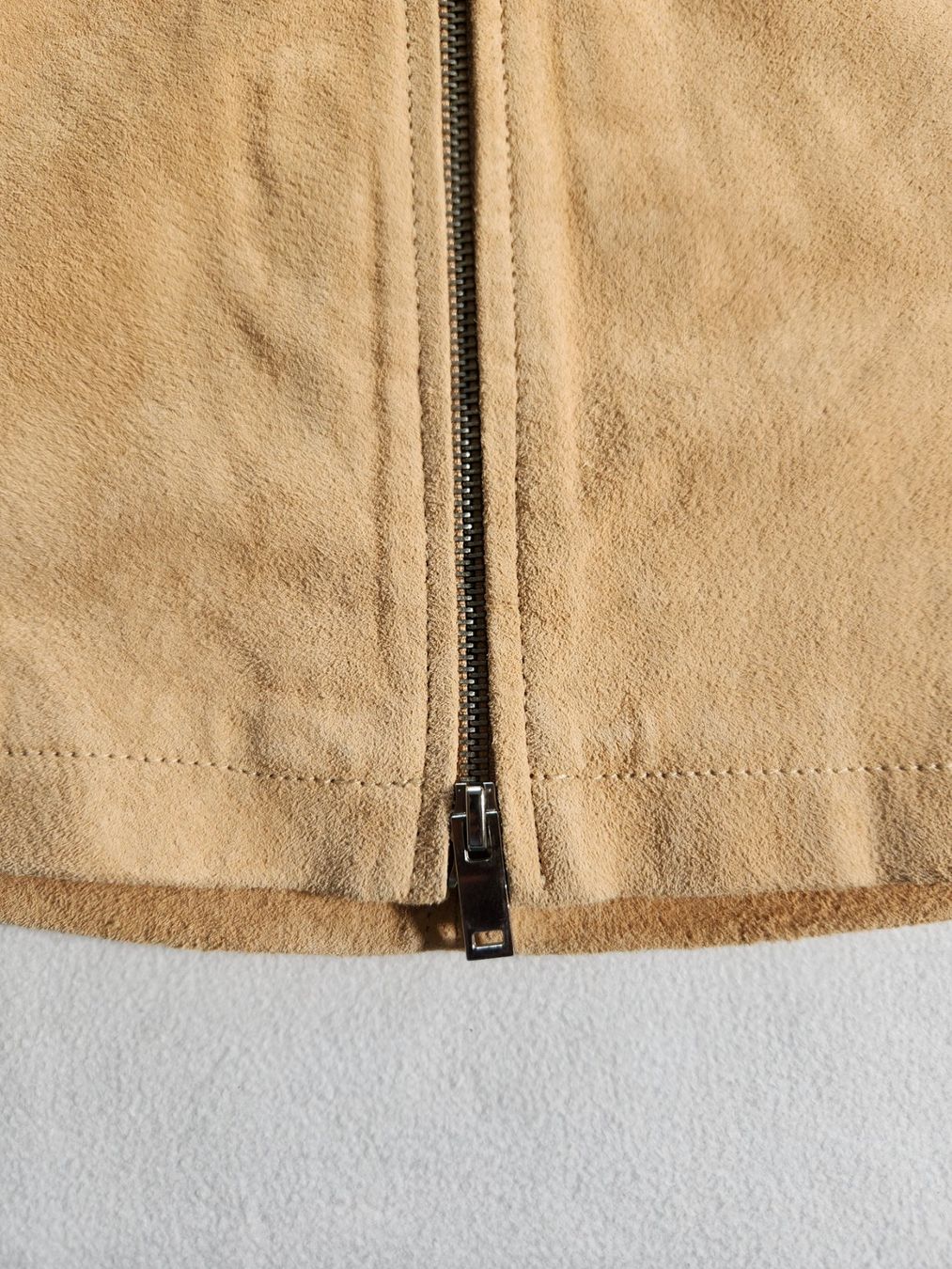 Mango Röcke: Jupe en véritable daim Mango beige fermeture éclair taille S – Neu (gemäss Beschreibung) aus Neuchâtel von Virg30 5