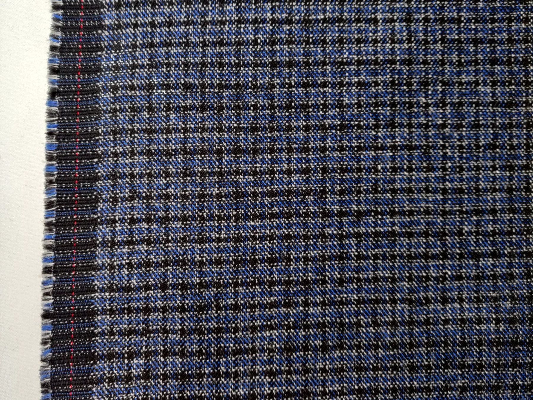 Tessuti: Anzug Stoff Baumwolle Elastan gewoben 1.85x1.50m blu nero – Nuovo (secondo la descrizione) da Lufingen venduto da Voyager7 9