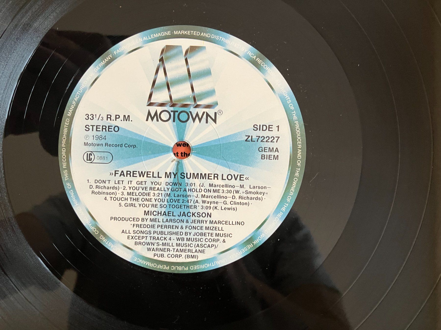 Dischi in vinile: Michael Jackson – Usato da Aarwangen venduto da Jukebox3 5