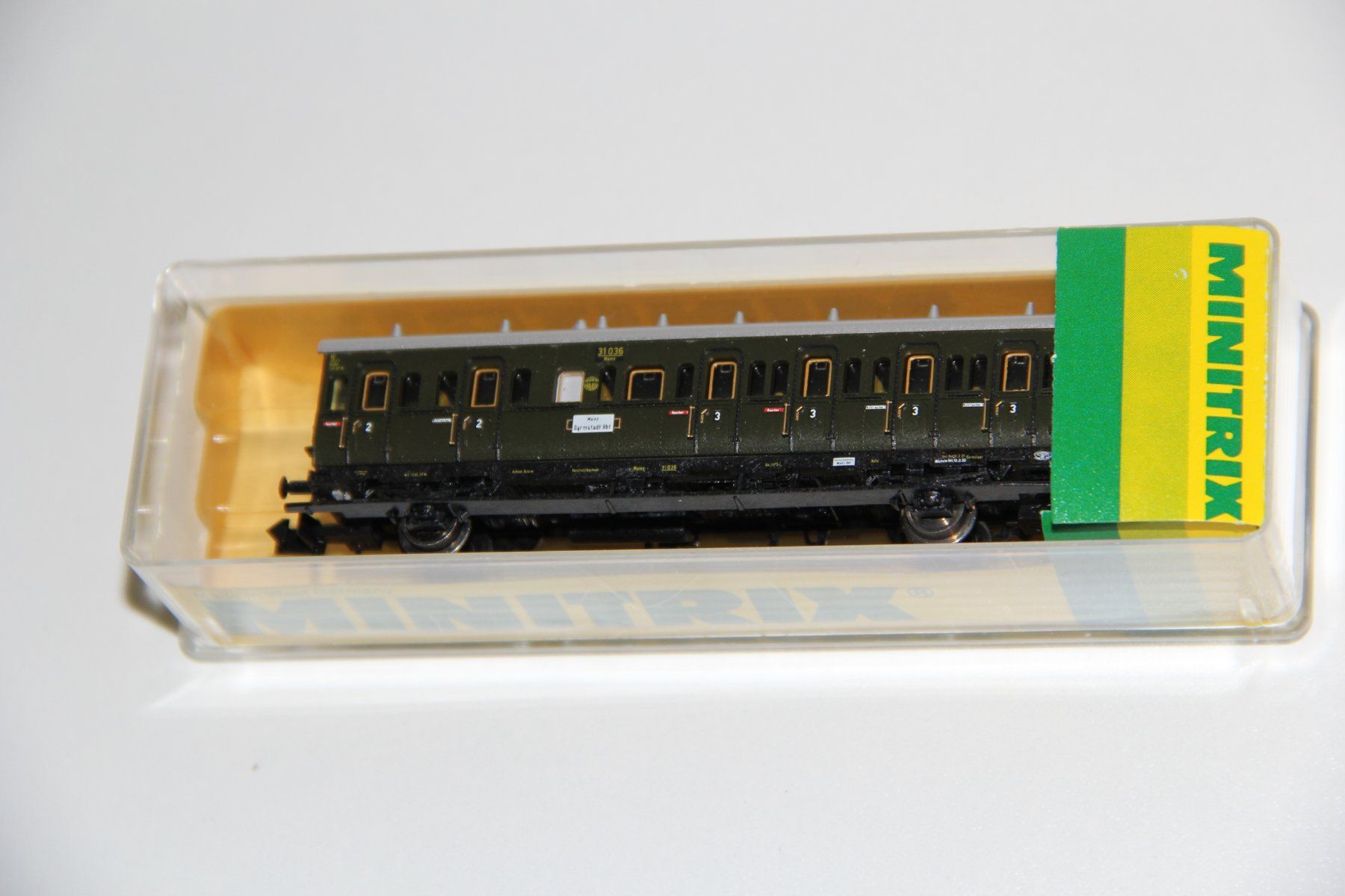 Trix Modelleisenbahnen: Minitrix - Abteilwagen 2./3. Klasse - Spur N – Gebraucht aus Giebenach von eurosportler 1