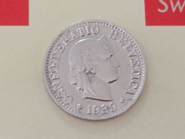 5 Rappen 1939 Ni, -vz