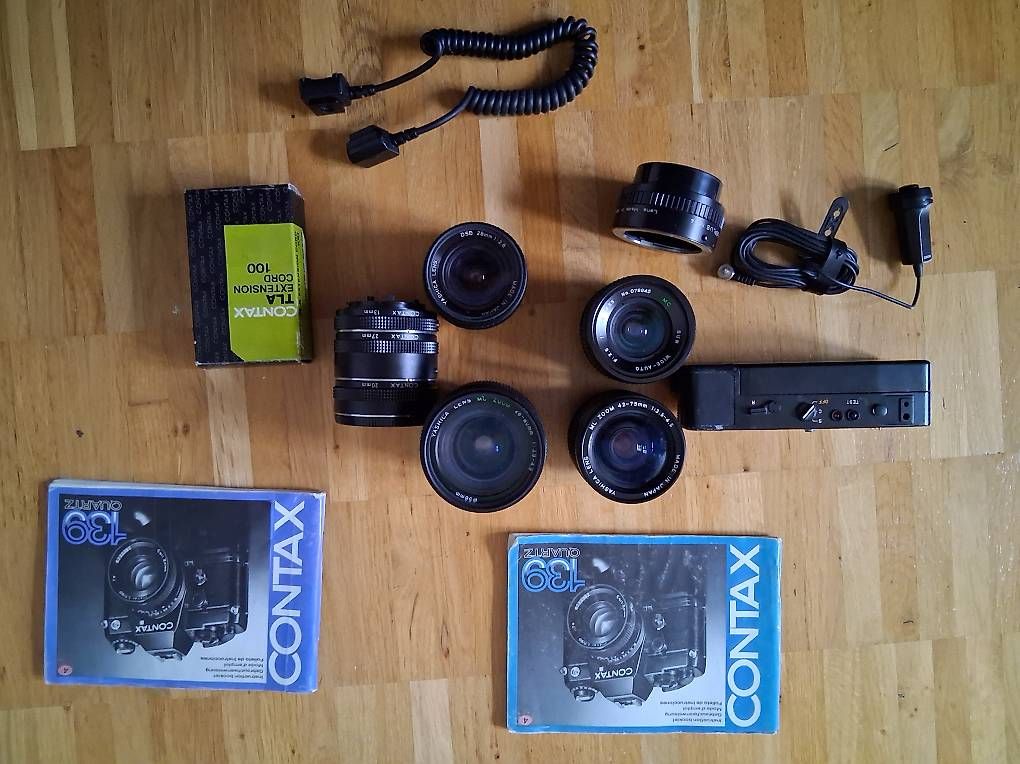 Fotocamera: Kompletes Contax analog paket – Usato da Bürglen TG venduto da jan_j2zk 1