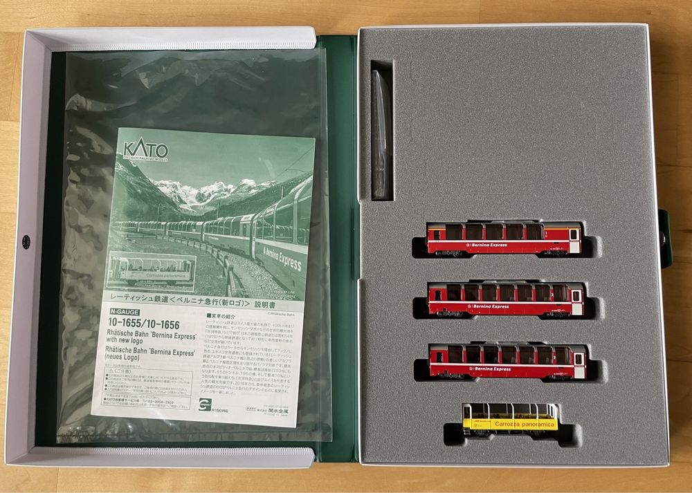 Kato Rhb Bernina Set 4-teilig (Neu und originalverpackt) in ...