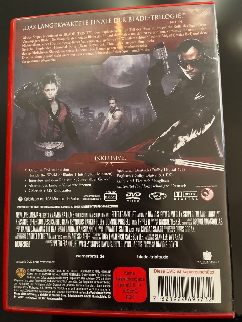 Alle DVDs: DVD // Blade Trinity – Gebraucht aus Schönenwerd von d.chiara 1