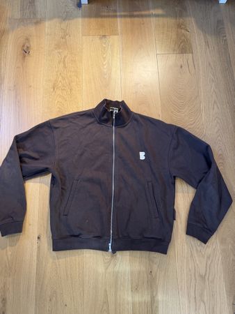 Jacke BONLESS Reissverschluss Dunkelbraun Groesse M