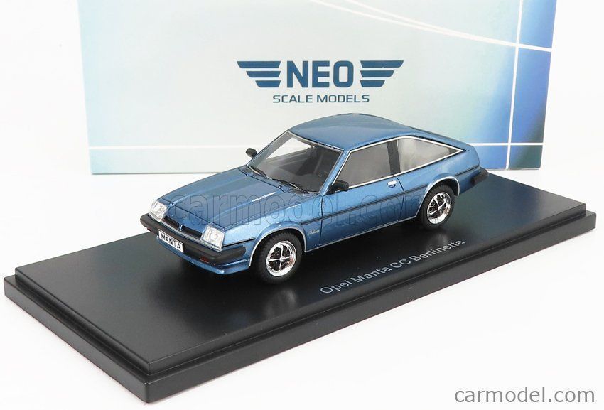Miniature Voiture Opel Manta CC Berlinetta 1980 – Neo 1/43, Résine, Neuve