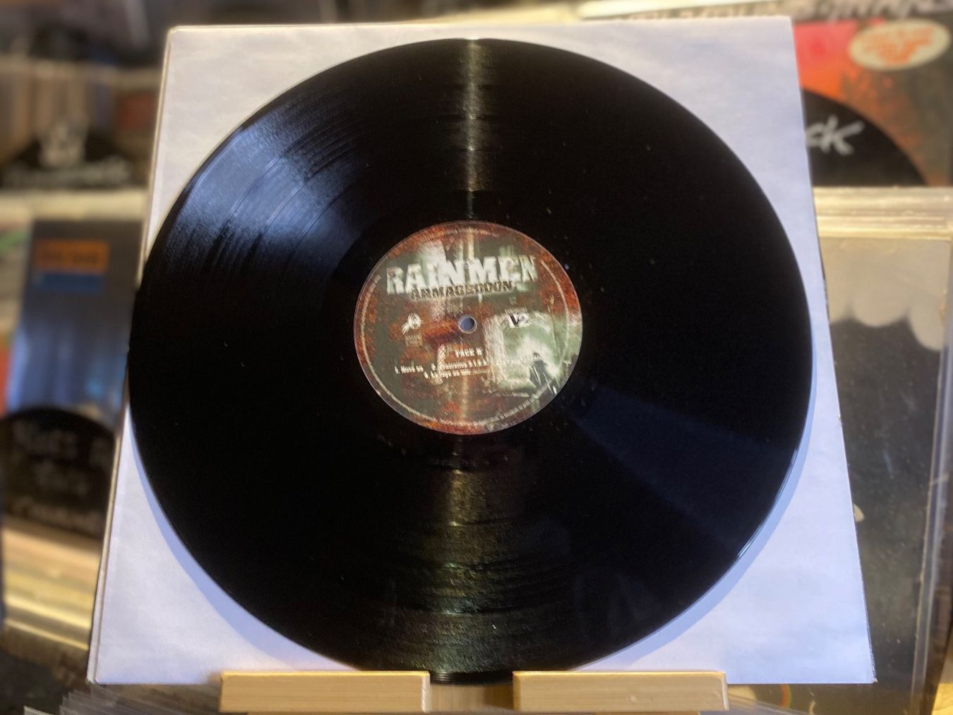 Vinyles: RAINMEN  - ARMAGEDDON...OG FR 1999 VG++/VG DLP – D'occasion à Gals par Diskopatshop 3