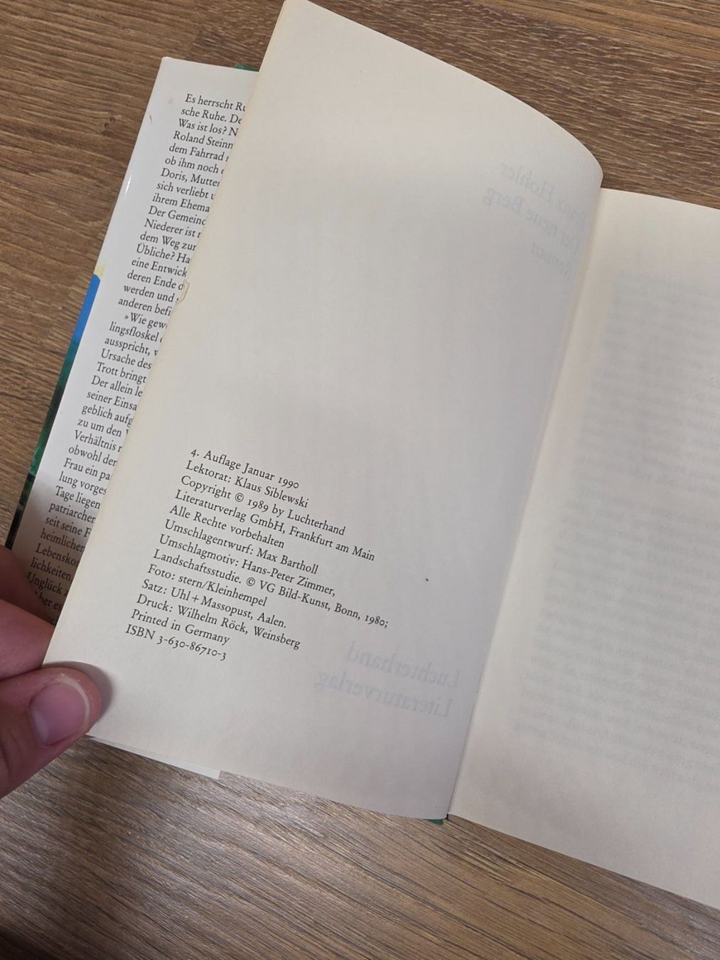 Libri: Franz Hohler "Der neue Berg" – Usato da Nebikon venduto da Japostyle 1