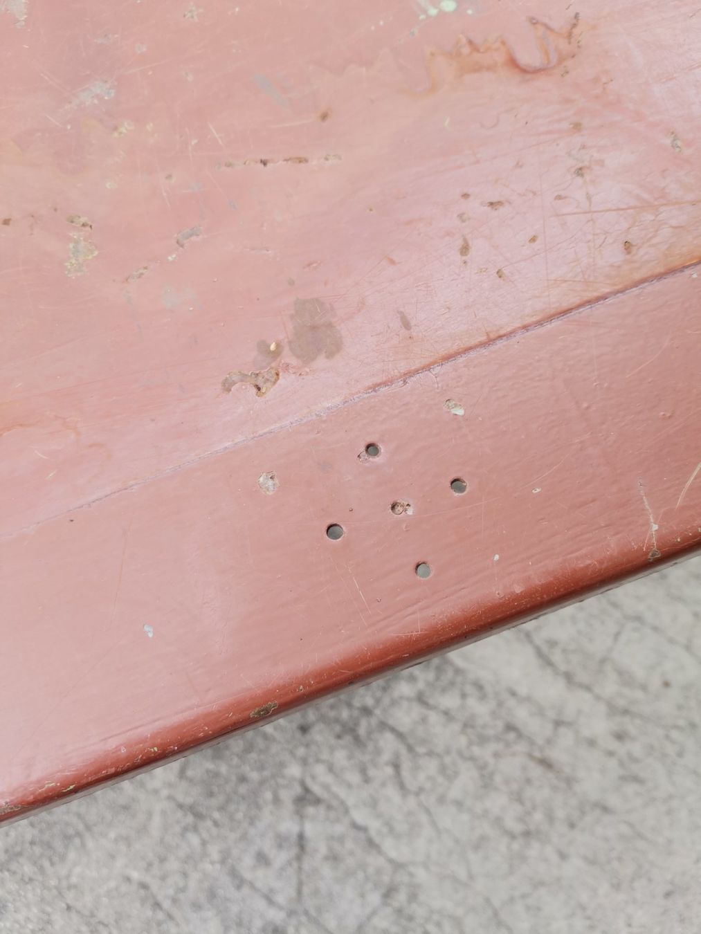 Tavoli: Vintage Gartentisch, Metallgartentisch, Tisch, Eisentisch – Usato da Wiedlisbach venduto da Kreislaufmaterial 7