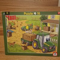 John Deere Puzzle, 16 Teile, Schmidt Spiele, Kinder
