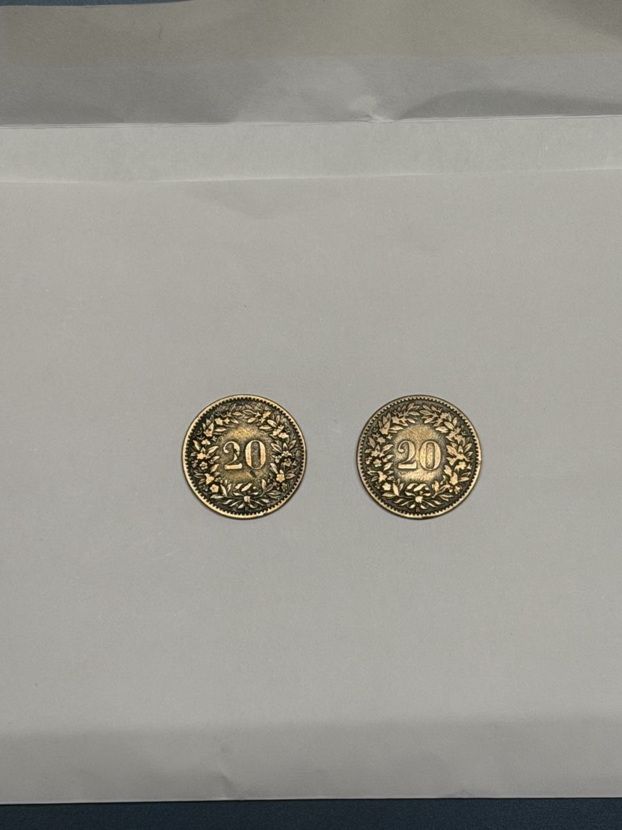 Tutti le monete: 1859 Schweizer SilberMünzen, 20 Rappen – Usato da Seuzach venduto da kaufes8 1