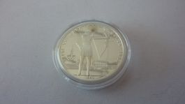 Silbermünze aus Russland : 5 Rubel Olympia 1980, PP