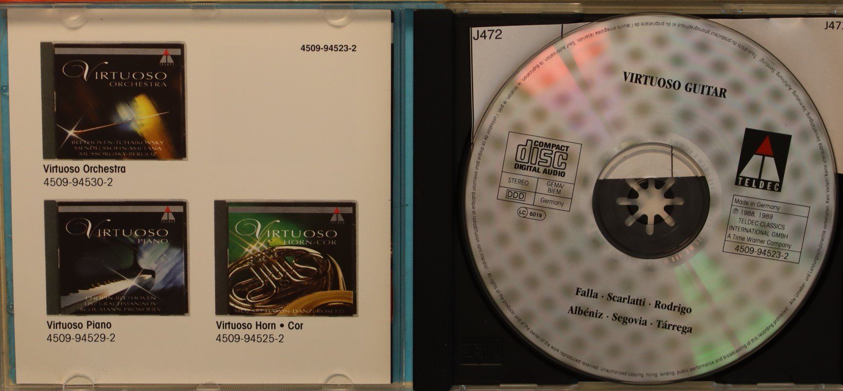 CD: Virtuoso Guitar 1994 – Usato da Luzern venduto da CONTENTI 1