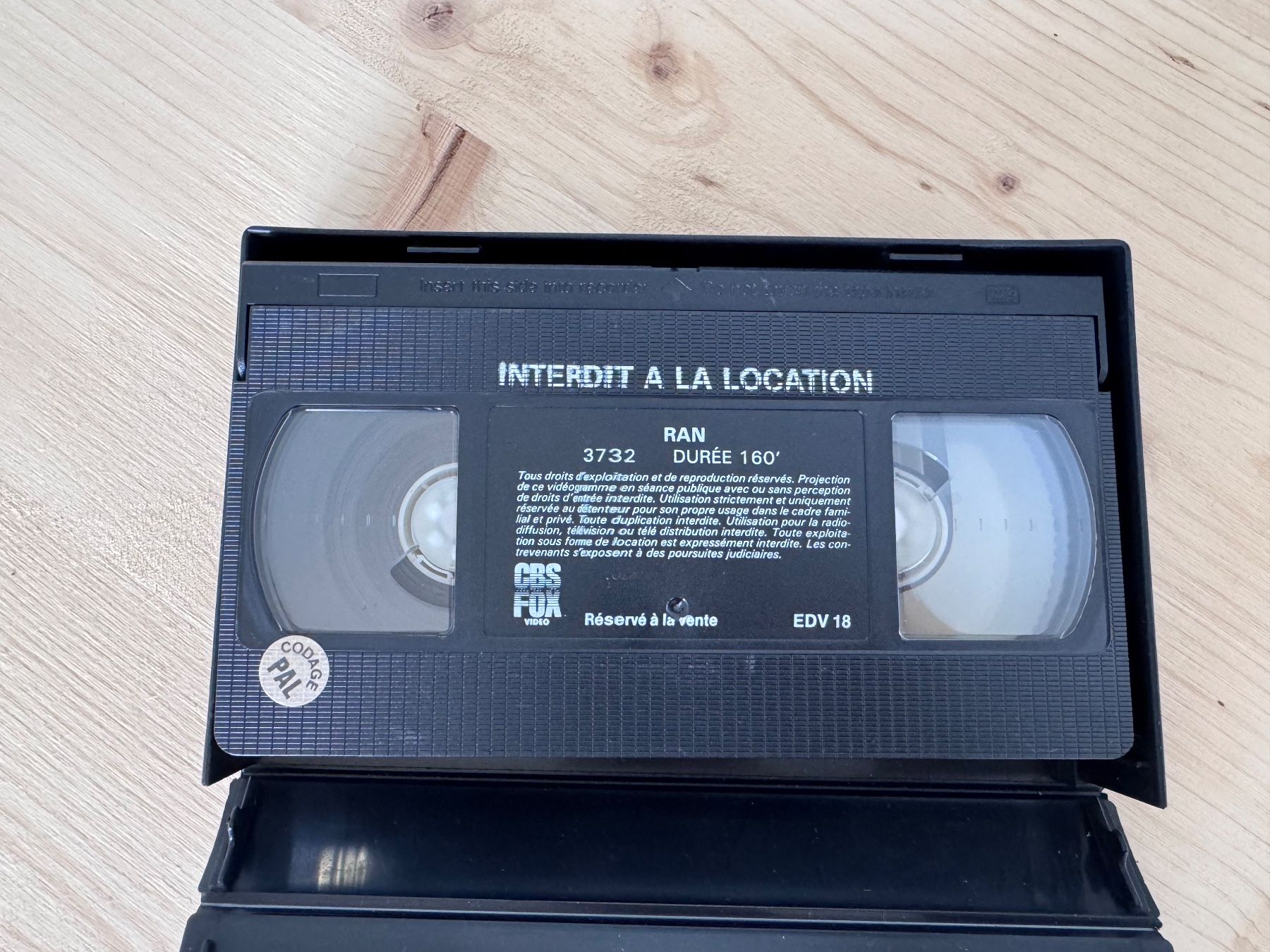 Tutti i VHS: VHS FR Ran Akira Kurosawa – Usato da Neuchâtel venduto da _Easy_to_Find_ 3