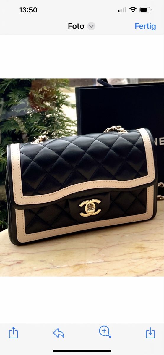 Chanel Taschen für Damen: Chanel mini classic schwarz/beige, Fullset  – Neu (gemäss Beschreibung) aus Kilchberg ZH von happyymee 1