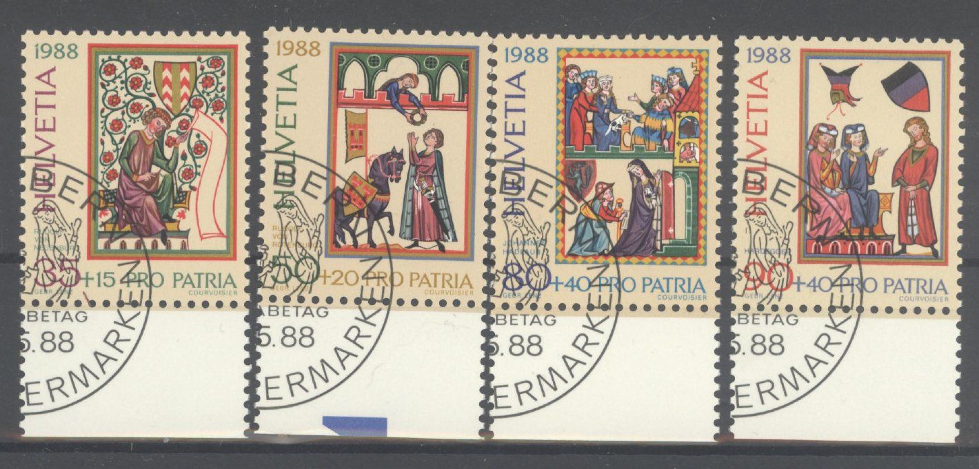 Tutti i francobolli: 1988, Pro Patria, ET – Usato da Willisau venduto da Vollstempel
