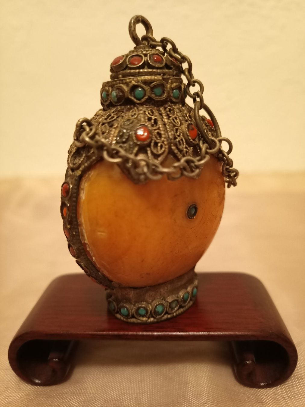 Flacons: Snuff Bottle Bernstein  "China-Mongolei" – Gebraucht aus Schwerzenbach von oldthings79 6
