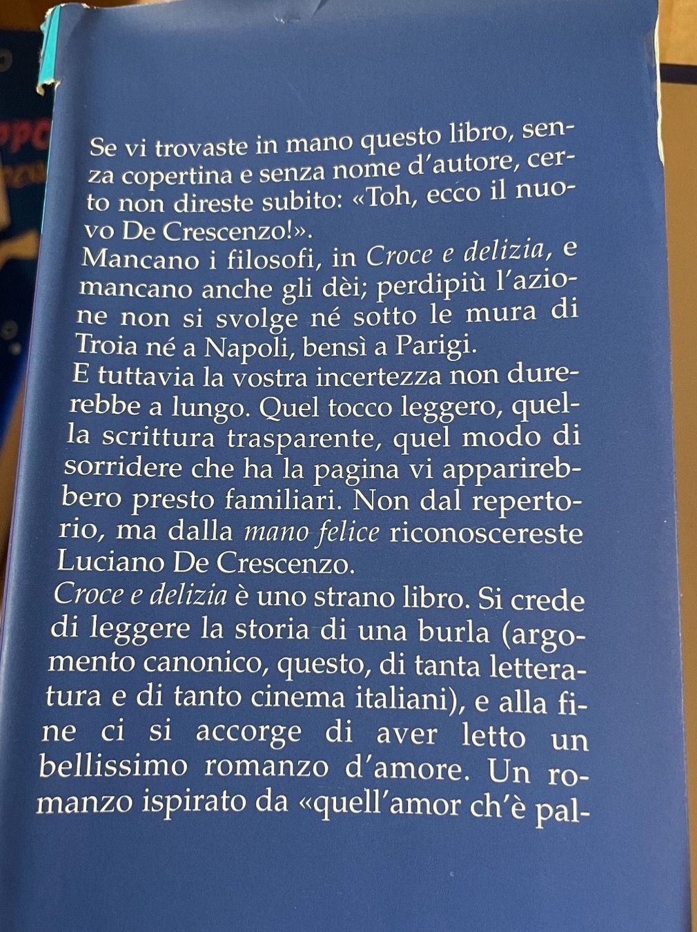 Libri: 🇮🇹 Croce e delizia – Usato da Urdorf venduto da Anassor 2