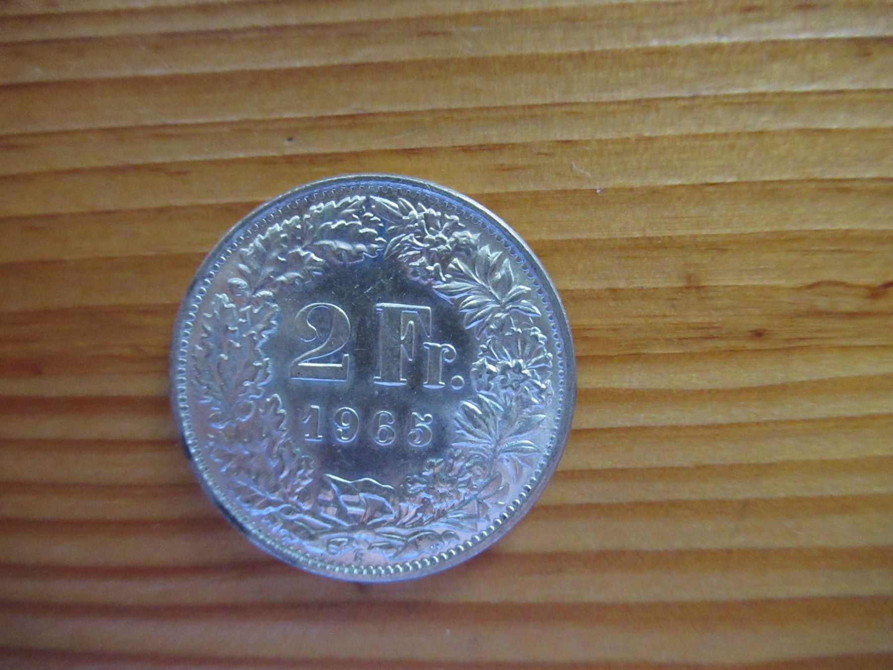 Alle Münzen: 2 FR. SILBERMÜNZE 1965 UNZIRKULIERT – Neu (gemäss Beschreibung) aus Moosseedorf von haro01 1