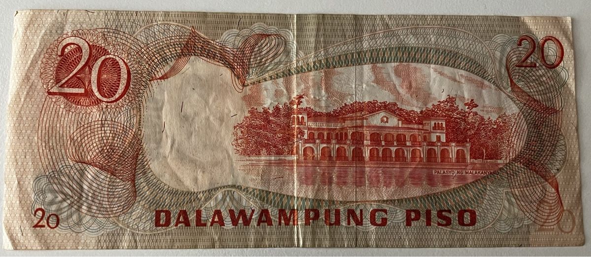 Banknoten: Philippinen 20 Piso – Gebraucht aus Algetshausen von Carrhard 1
