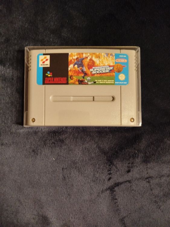 SNES International Superstar Soccer Deluxe OVP Rarität (Gebraucht) in ...