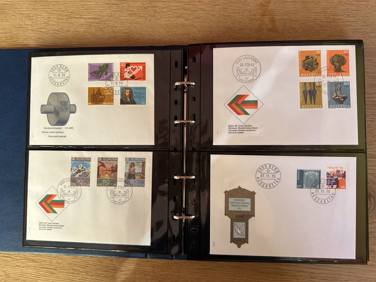 Tutti i francobolli: Schweiz - FDC, Sonderbriefe im Ringbinder – Usato da Schmitten / FR venduto da Samsara169 3