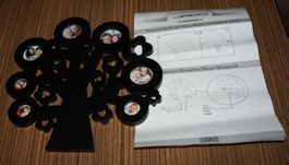 Fotorahmen Fotobaum f. 7 Bilder schwarz NEU Originalverpackt