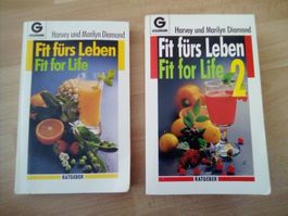Fit fürs Leben 1 & 2 Harvey und Marilyn Diamond (2x Bücher)