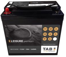 Li-Ion Batterien (2 Stk) E.Leisure Premium 12.8V, 50Ah,640Wh