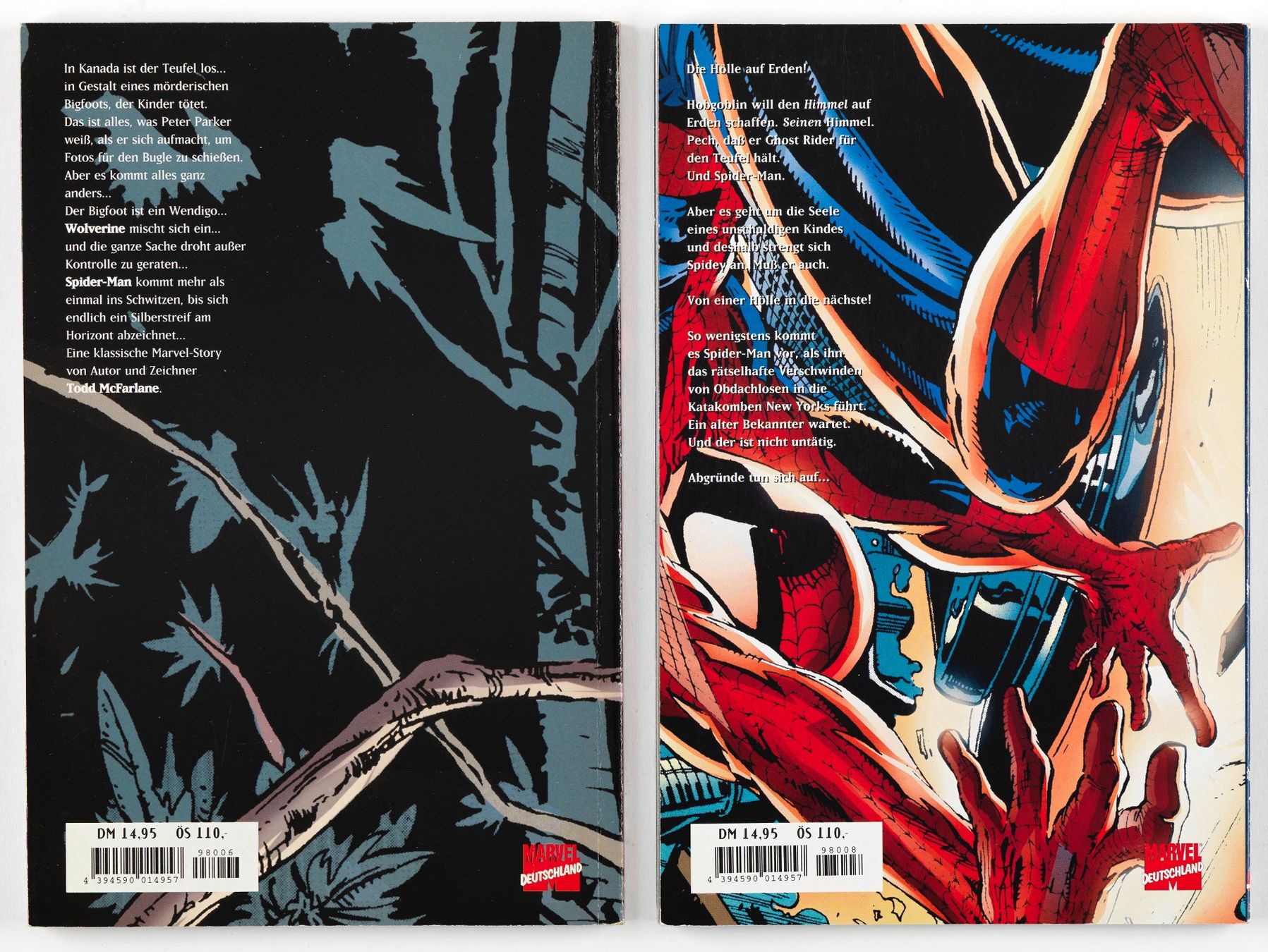 BD: MARVEL EXKLUSIV: 2x SPIDER-MAN von TODD McFARLANE – D'occasion à St. Gallen par kobayashi-maru 1