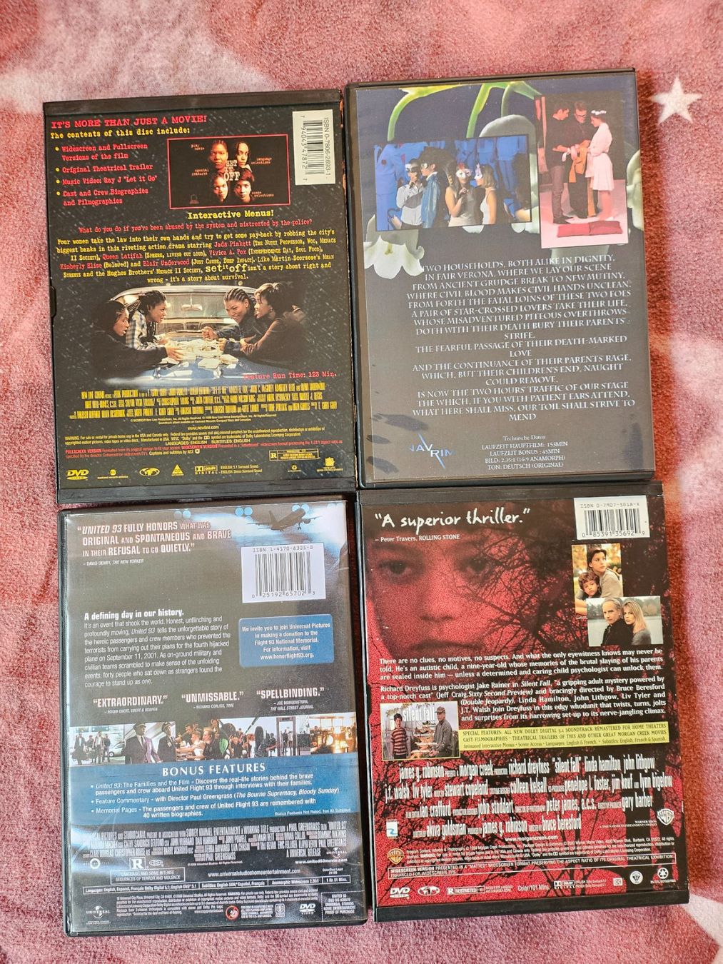 Tutti i DVDs: 4 DVDs Diverse Pack 1 - ENGLISCH! - S.B.1905 – Usato da Thun venduto da Shame 1
