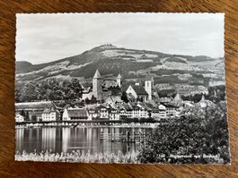 Postkarte  Rapperswil mit Bachtel