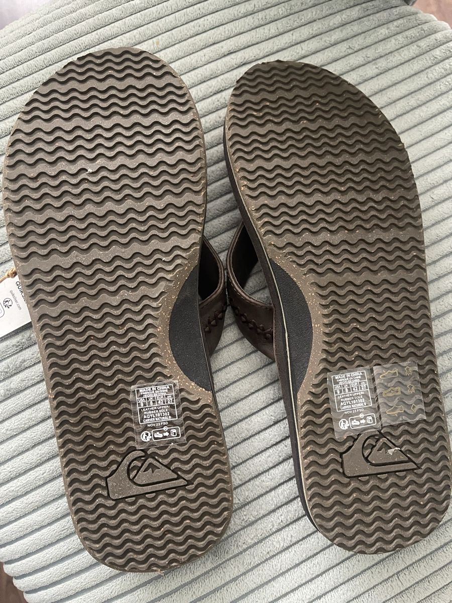 Quiksilver Scarpe da uomo: Flip-Flops Leder Quiksilver 40 – Nuovo e nell'imballaggio originale da Dübendorf venduto da olh_rs5r 1