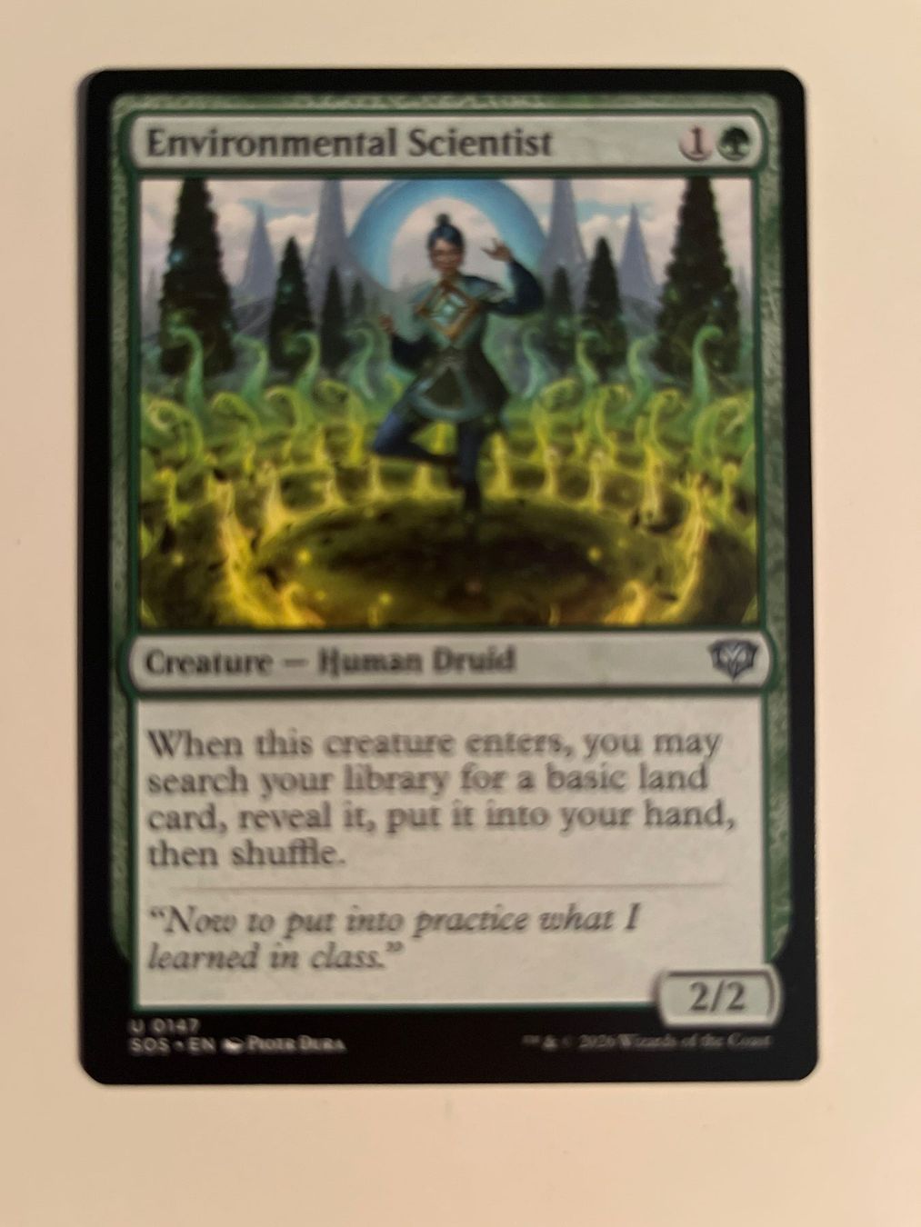 Magic The Gathering Carte collezionabili: 1 x Environmental Scientist - Magic: The Gathering - MtG – Usato da Kriens venduto da Shadi1980