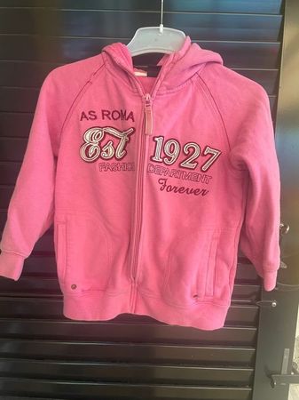 Mädchen Jacke rosa AS Roma M (122/128)