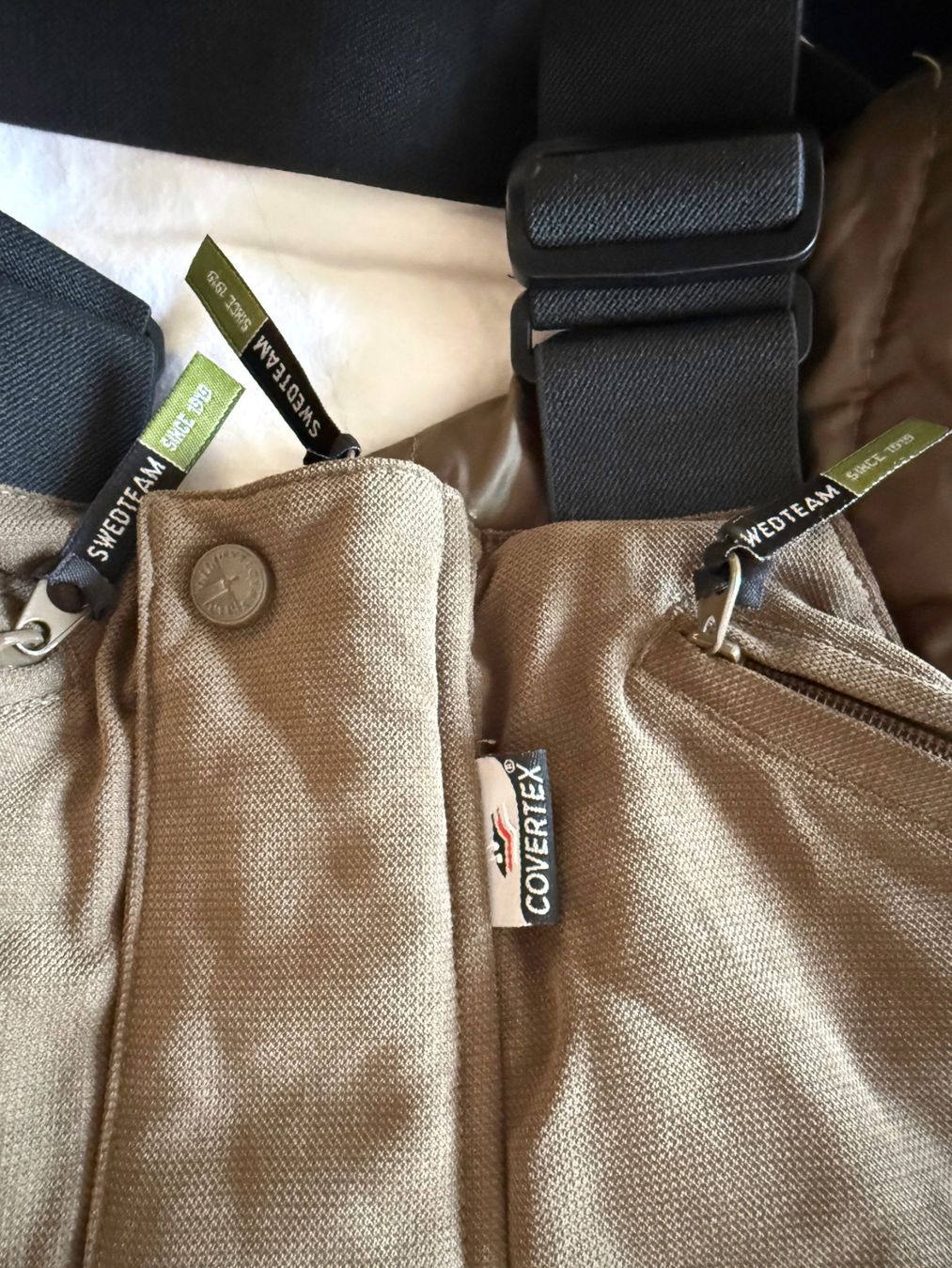 Pantaloni: Swedteam Ansitzhose / Jagdhose, beige, Gr. 48 – Usato da Wallisellen venduto da Mike11mike 2