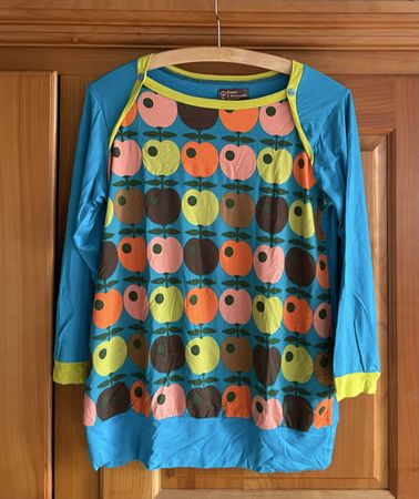Bonnie & Buttermilk Shirt, Apfel Muster, Grösse M