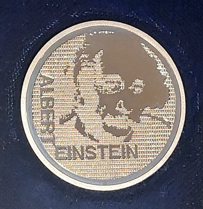 Tutti le monete: 5 Franken 1979 pp Albert Einstein Portrait Box – Nuovo (secondo la descrizione) da Arch venduto da moneyswiss 1