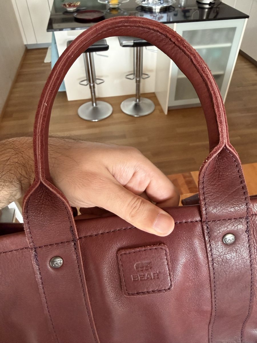 Taschen für Damen: Ledertasche im Stil einer Tote Bag – Neu (gemäss Beschreibung) aus Knonau von Danyboy30 4