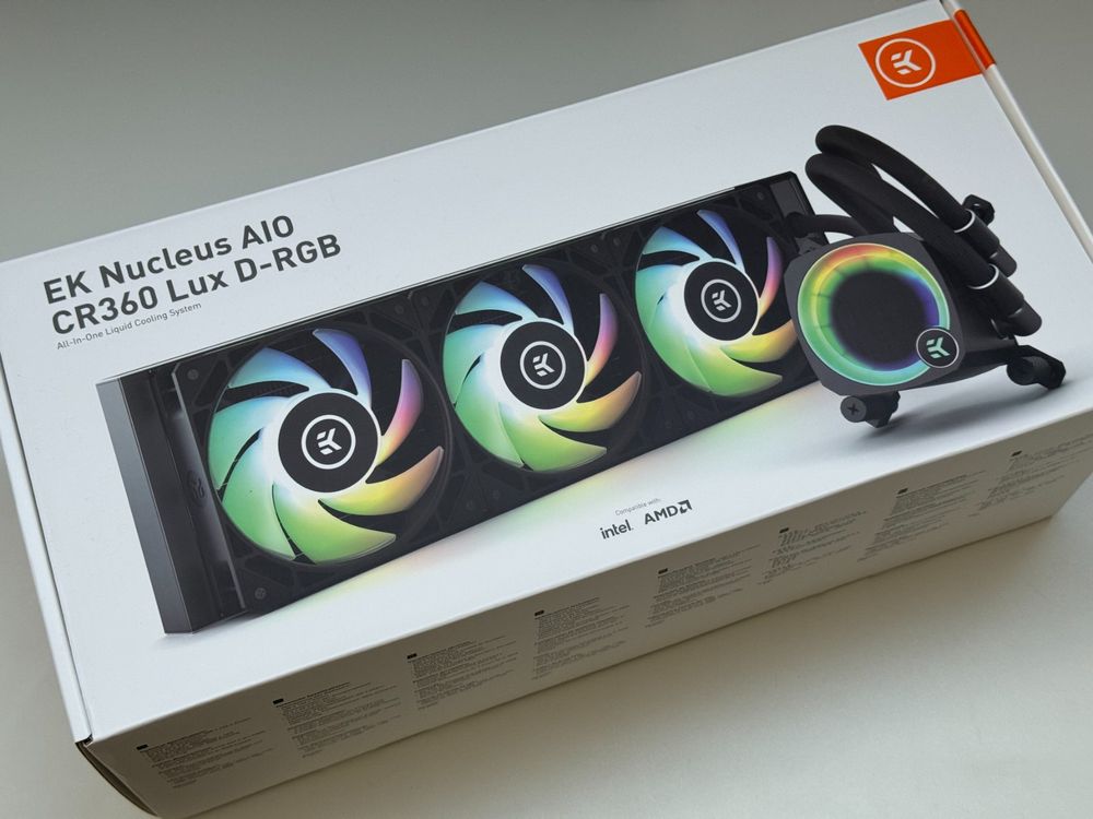 EK Nucleus AIO CR360 Lux D-RGB, neuwertig, OVP, Garantie (Neu (gemäss ...