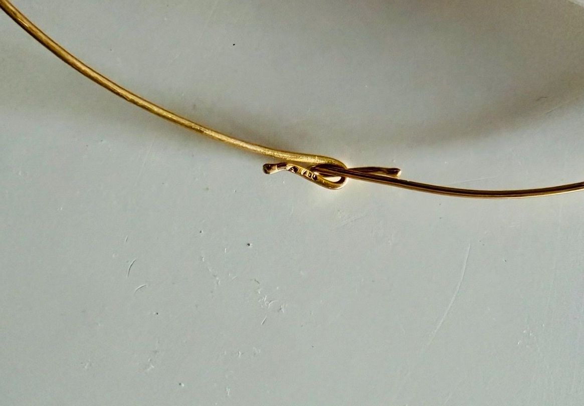 Ketten: 750er Gold Halsreif Collier – Gebraucht aus Etoy von Diadefin 1