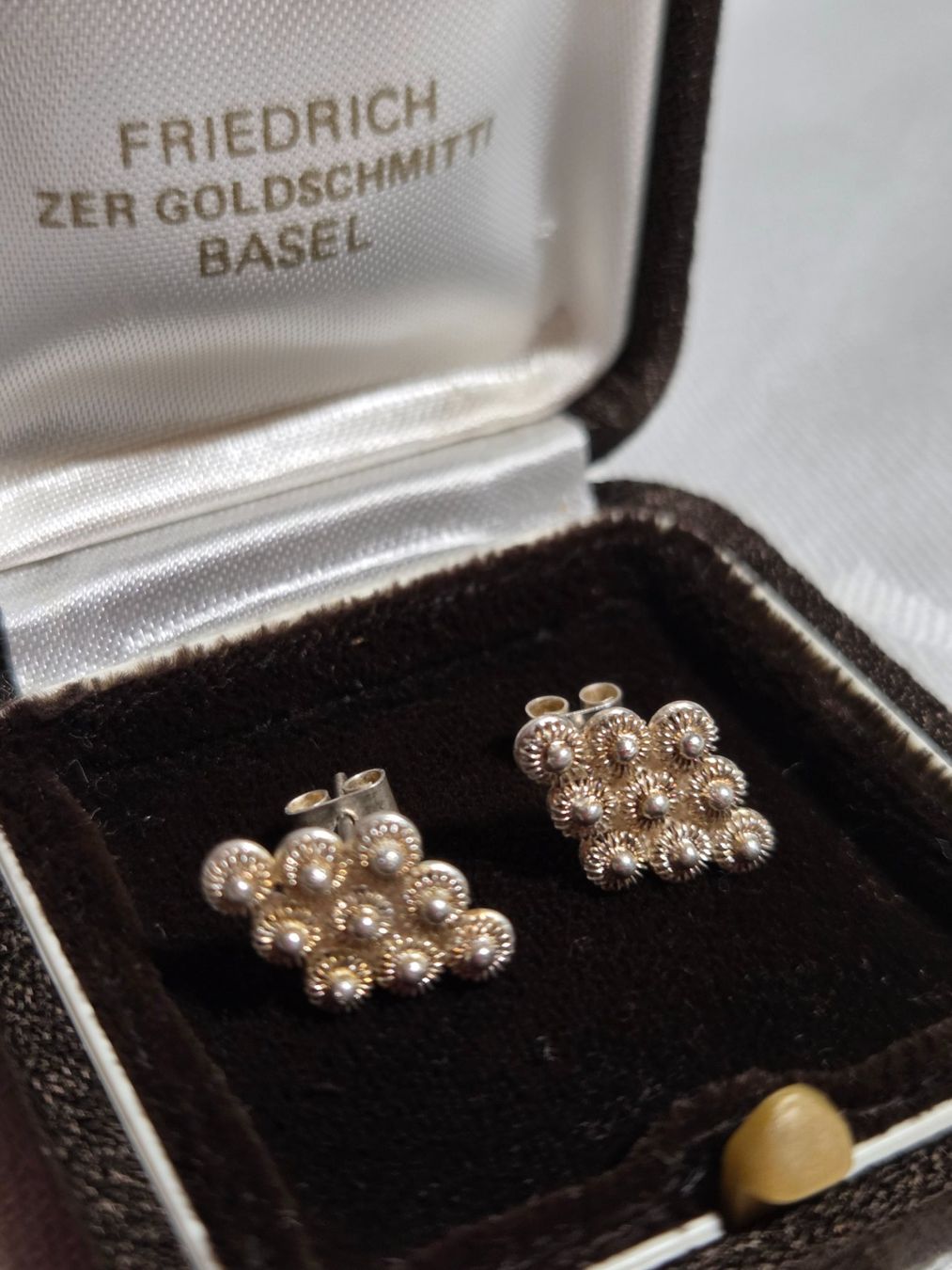Ohrringe & -stecker: Schöne filigrane Boho Ohrstecker Sterling Silber Stempel 925 – Neu (gemäss Beschreibung) aus Basel von ivoli