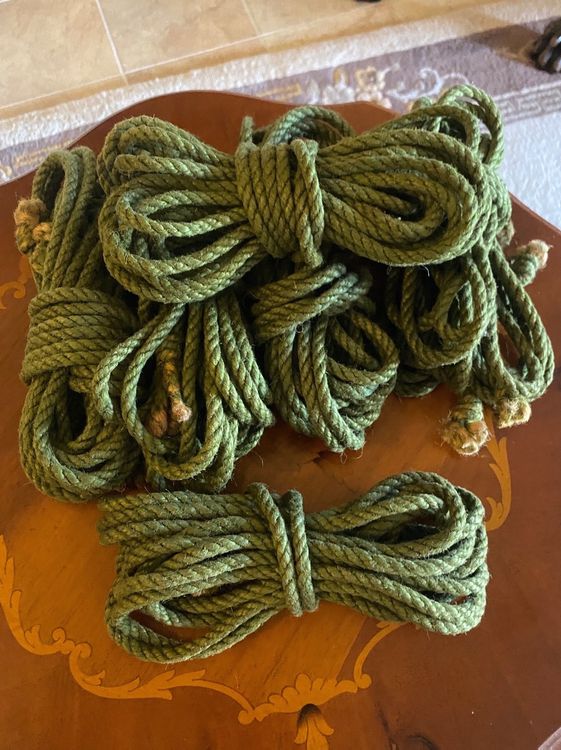 Outdoor-Seil 8mm - 10m Nylon Seil Mit 2 Karabinern Für Camping Und Garten