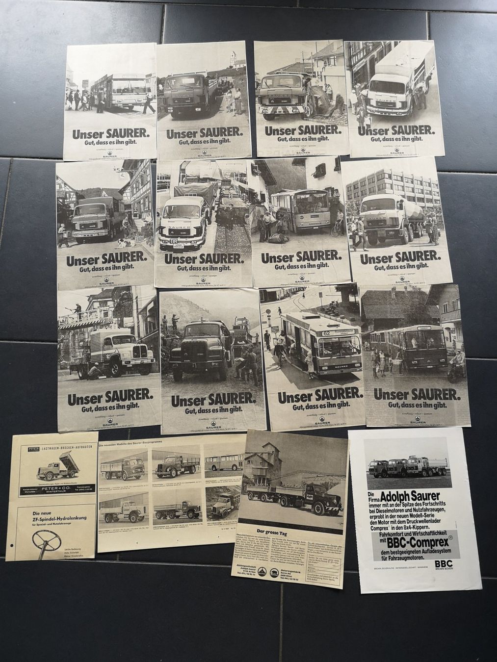 Bücher: Saurer Werbung – Gebraucht aus Höfen b. Thun von Sweetjona